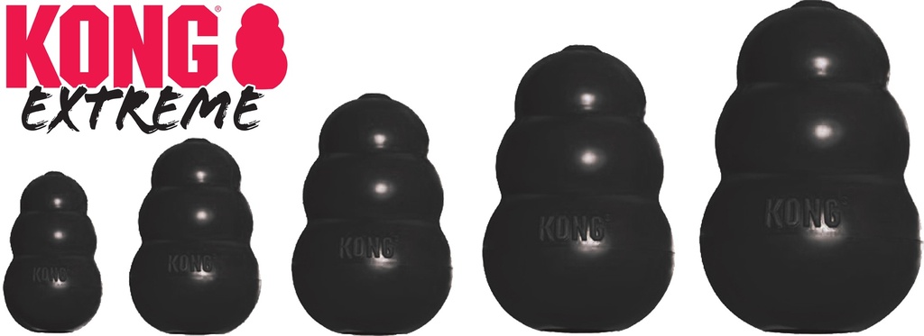 Kong Zwart Large