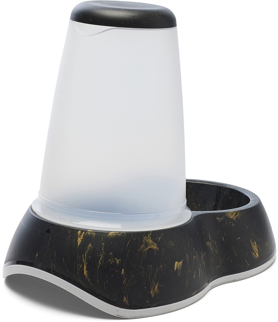 A8117 LOOP WATER STORE LARGE 3L MARBLE ZWART/GOUD