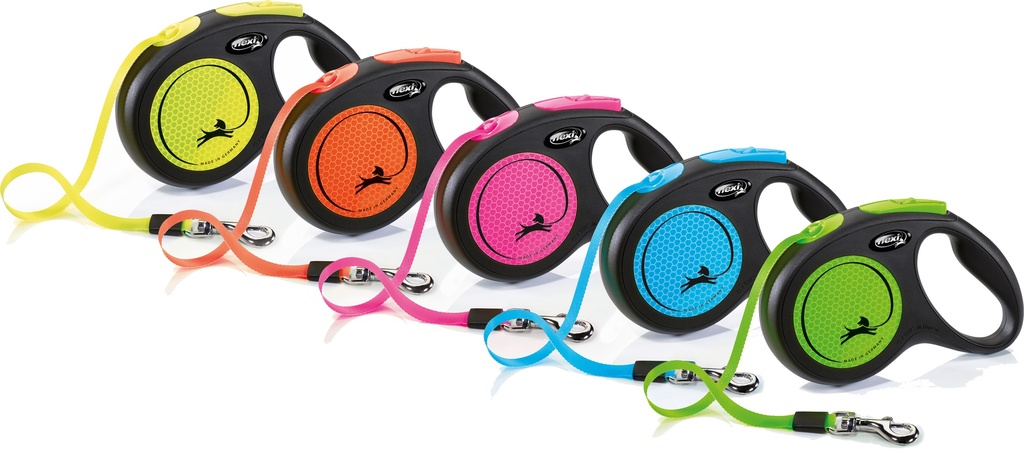 Flexi rollijn New Neon M tape 5m
