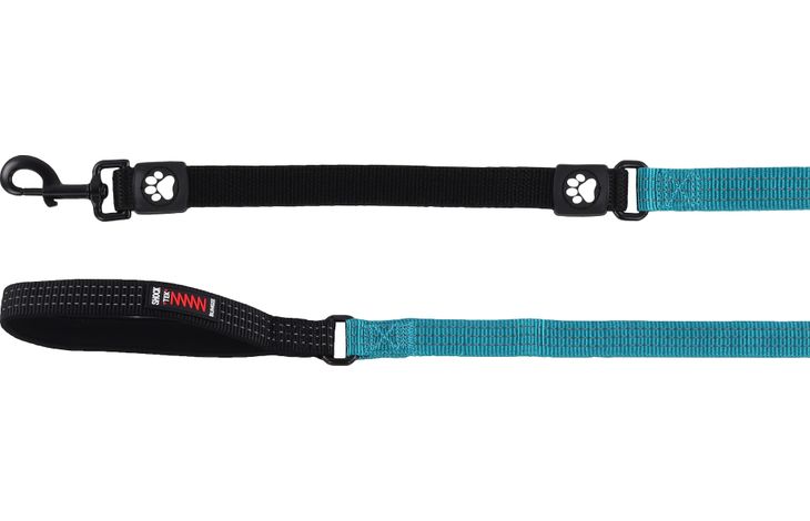 LOOPLIJN ELASTISCH NO SHOCK ZORBA TURQUOISE 130CM 25MM