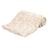 [37164] Deken Cosy, structuur-softpluche, 100x70cm beige