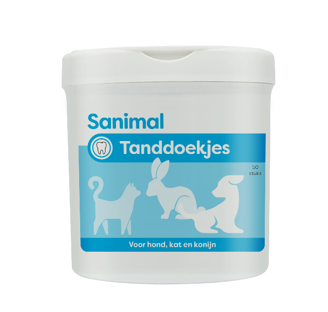 [S185] Sanimal Tanddoekjes 50stuks