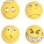 HS KLEPTI LATEX BAL SMILEY GEEL 6CM 