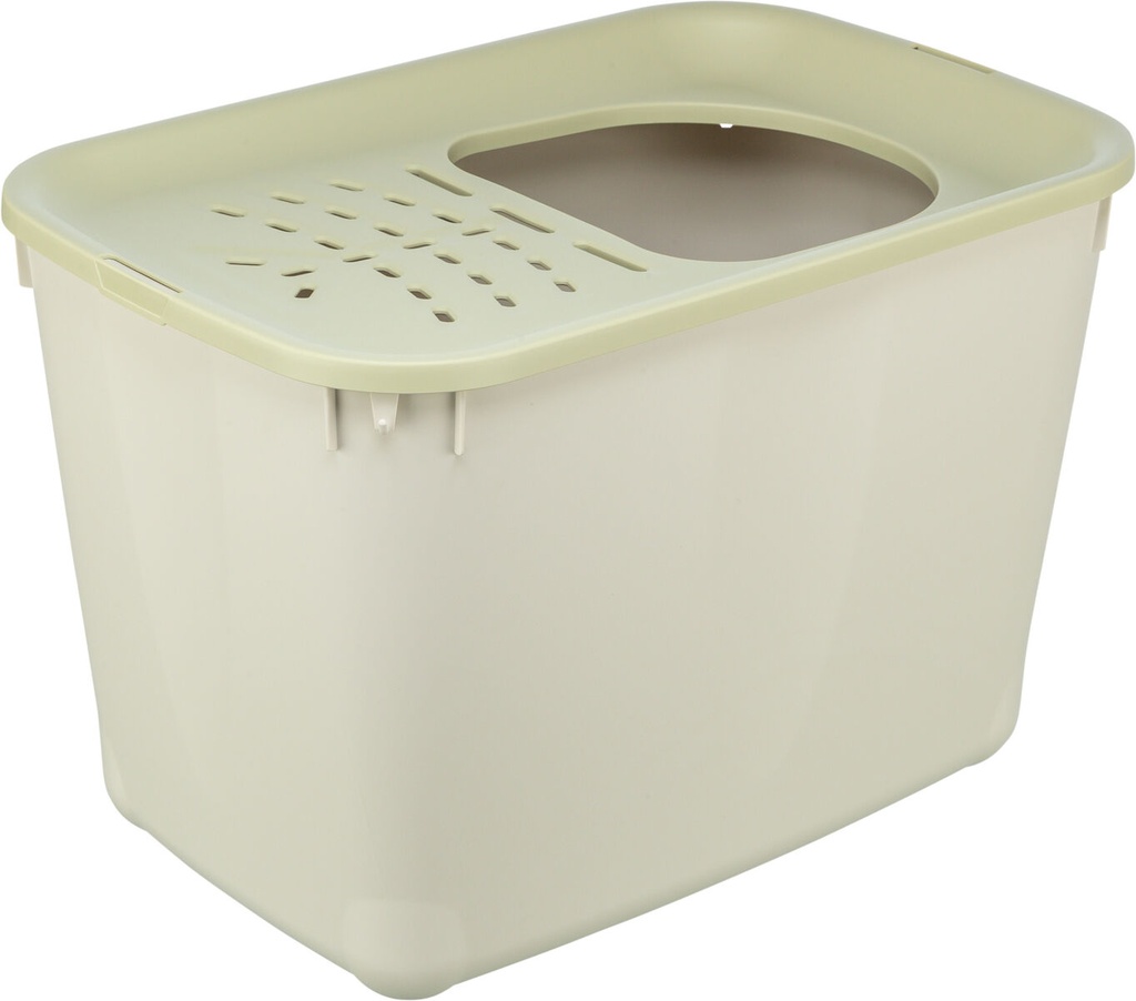 Kattenbak Hop-in 38-39-58cm grijs groen