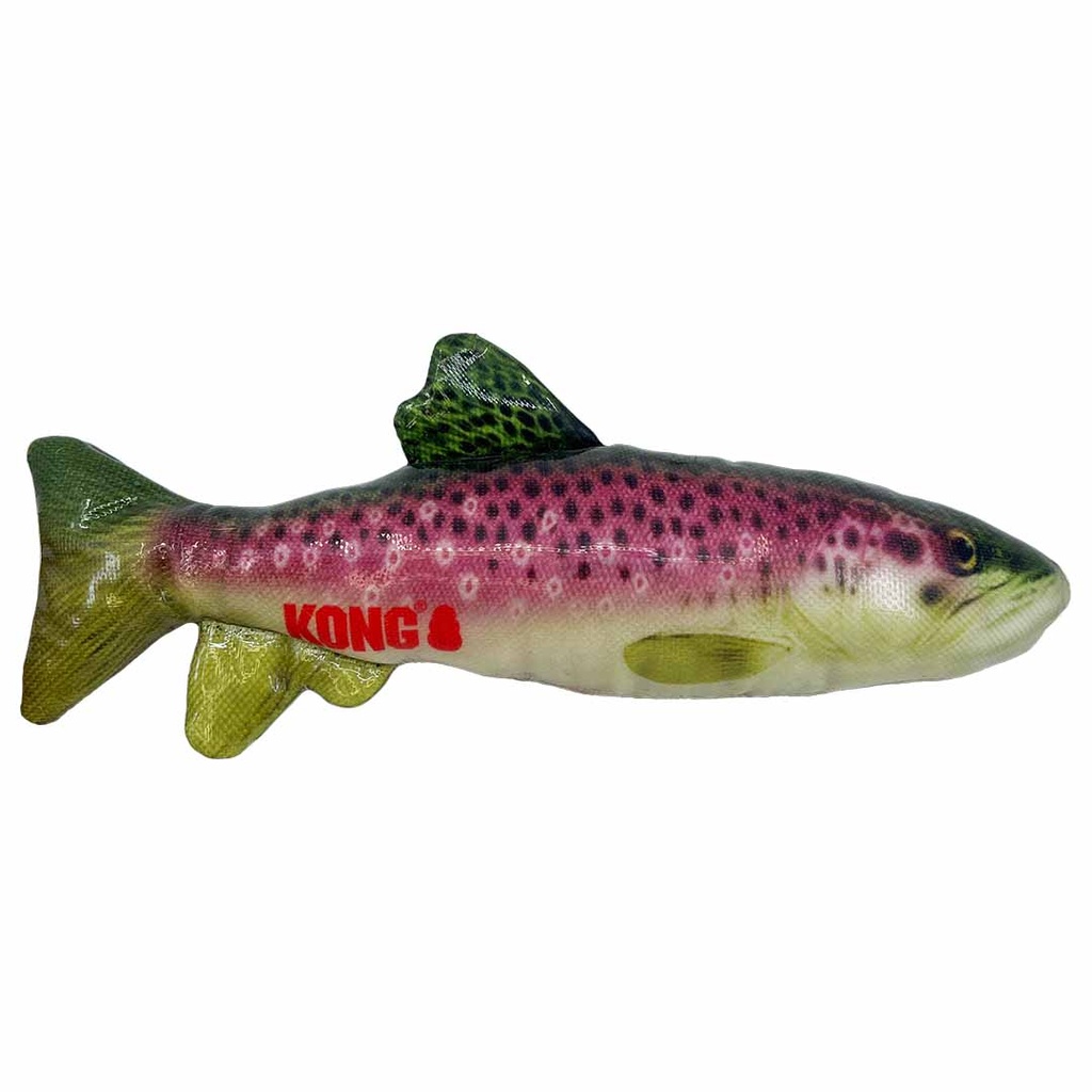 [74013630] Kong Wild Shieldz Trout M - 28x13x6cm meerkleurig