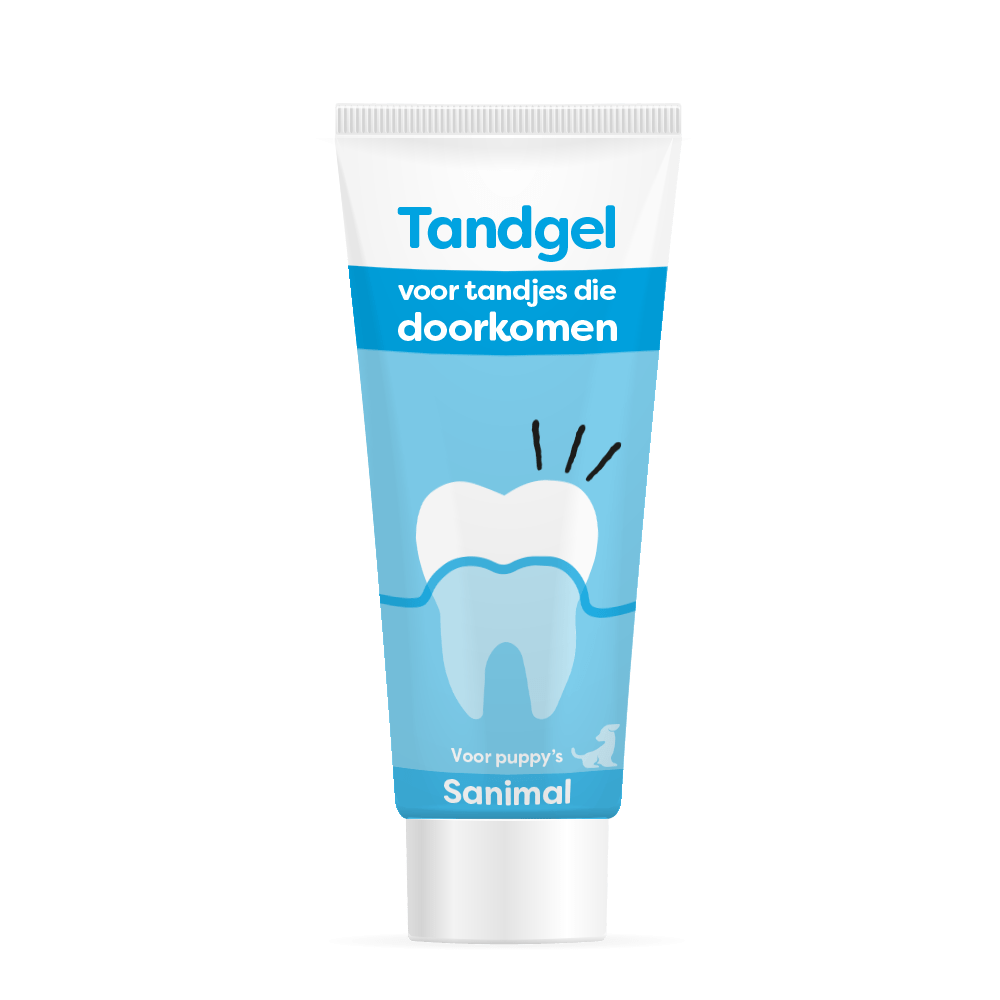 [S187] SANIMAL TANDGEL VOOR TANDJES DIE DOORKOMEN
