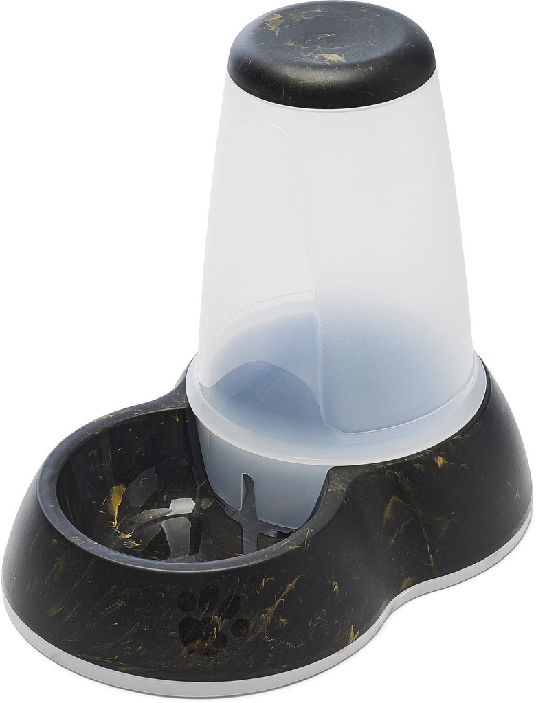 [307291001] A8117 LOOP WATER STORE LARGE 3L MARBLE ZWART/GOUD
