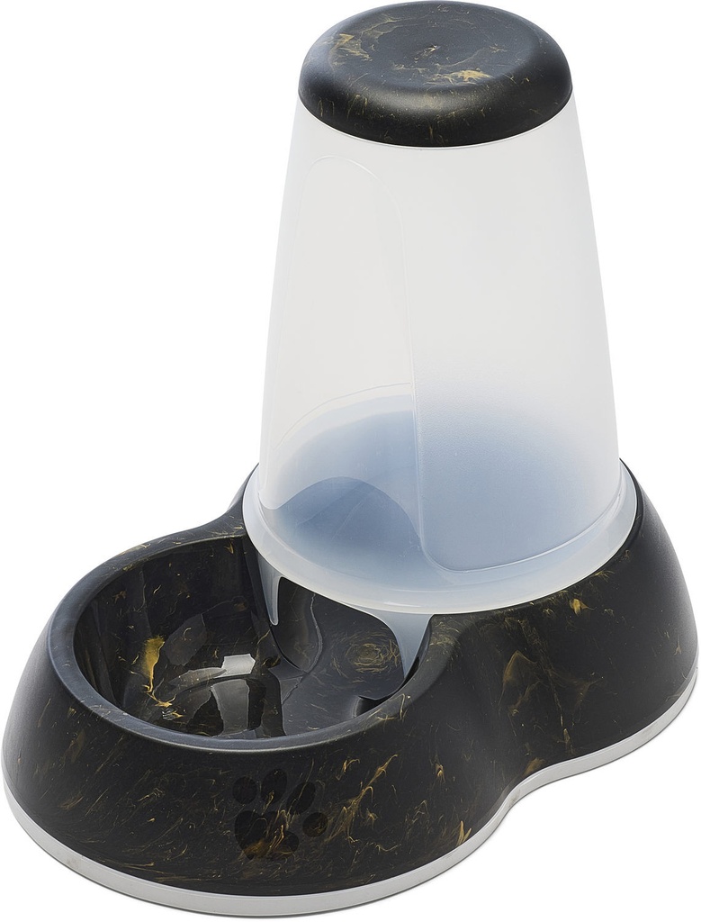 [307293001] A8118 LOOP FOOD STORE LARGE 3L MARBLE ZWART/GOUD