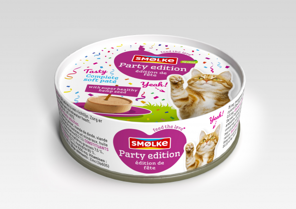 [30196] Smølke kat soft paté party edition (poultry mix) 80gr