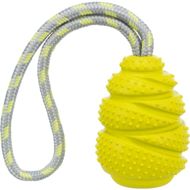 [32828] Jumper aan koord, drijvend, natuurrubber, 9 cm/30 cm, limoen