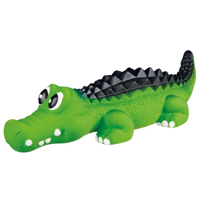 [3529] Krokodil, latex/polyestervlies, 33 cm