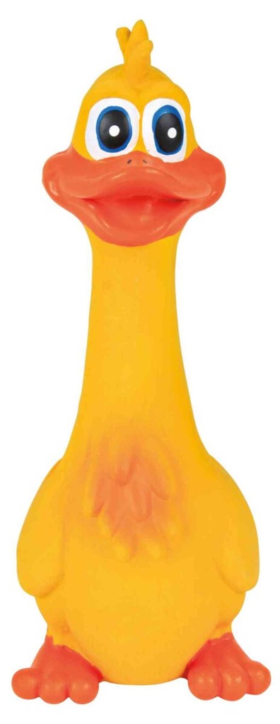 [35474] Eend, dierenstem, latex/polyestervlies, 18 cm