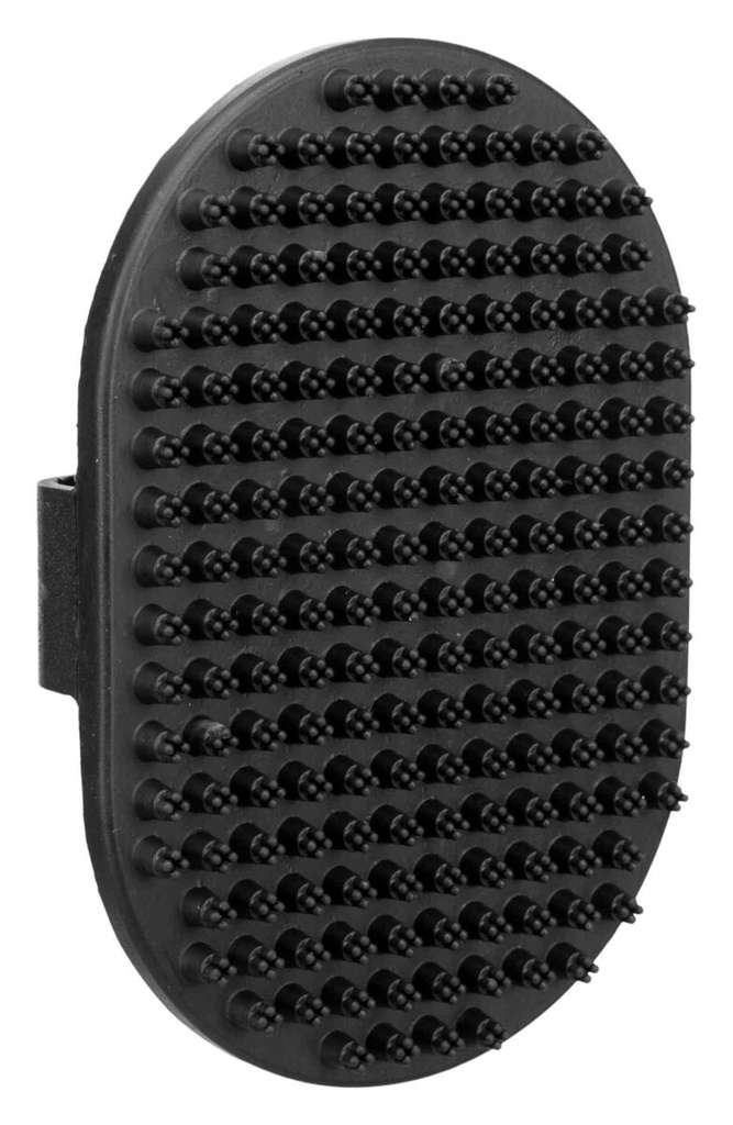 [2333] Massageborstel, rubber, 9 × 13 cm