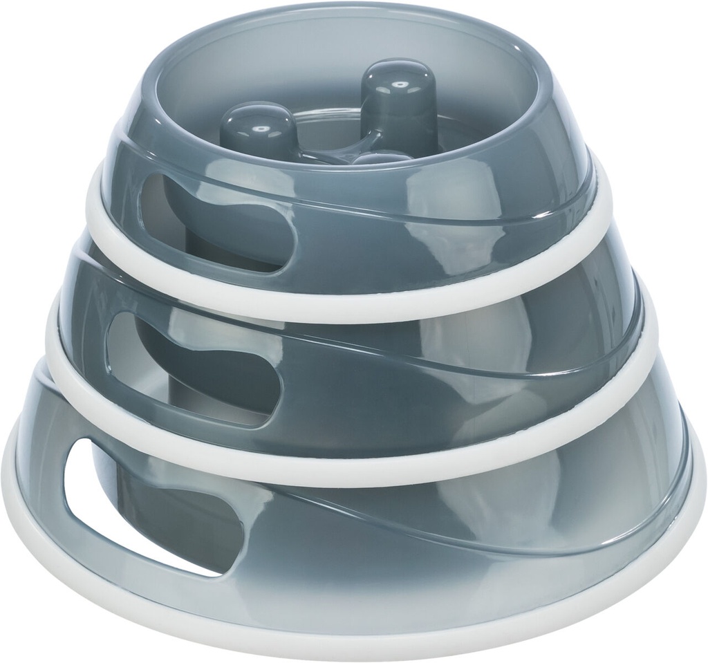 Slow Feeding voerbak, kunststof/TPR, 0,45 l/ø 20 cm, diverse
