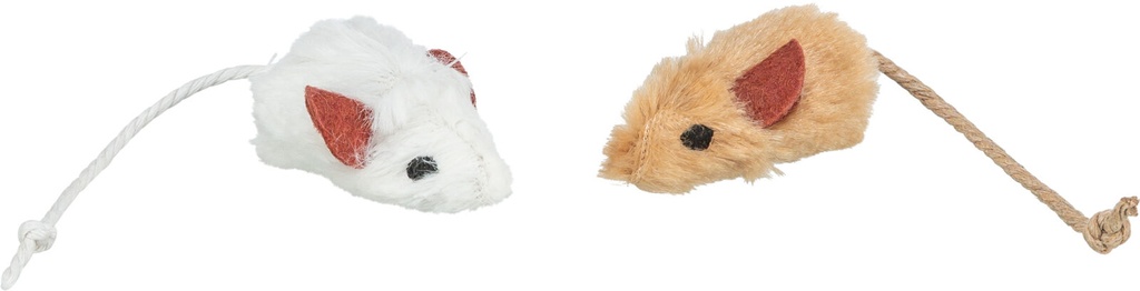 Set muizen met catnip kern, pluche, 5 cm, 6 st.