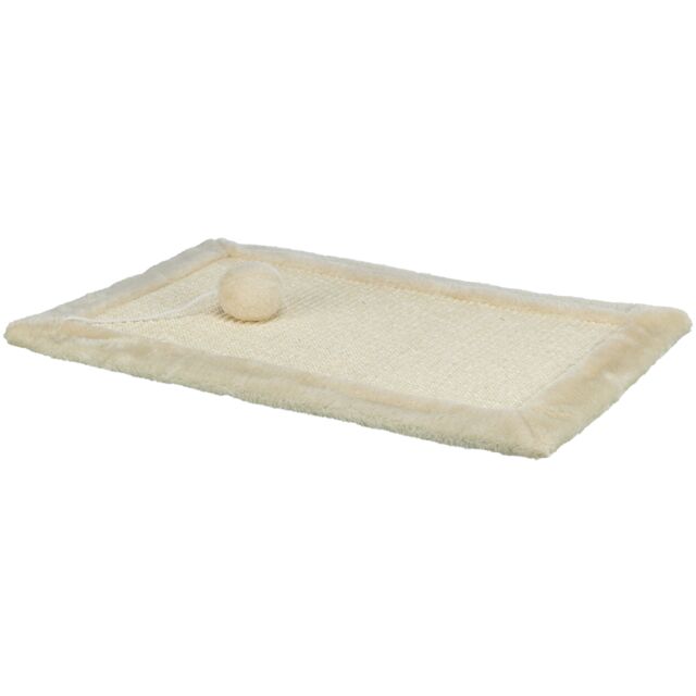 Krabmat, sisaltapijt/pluche, 55 × 35 cm, beige