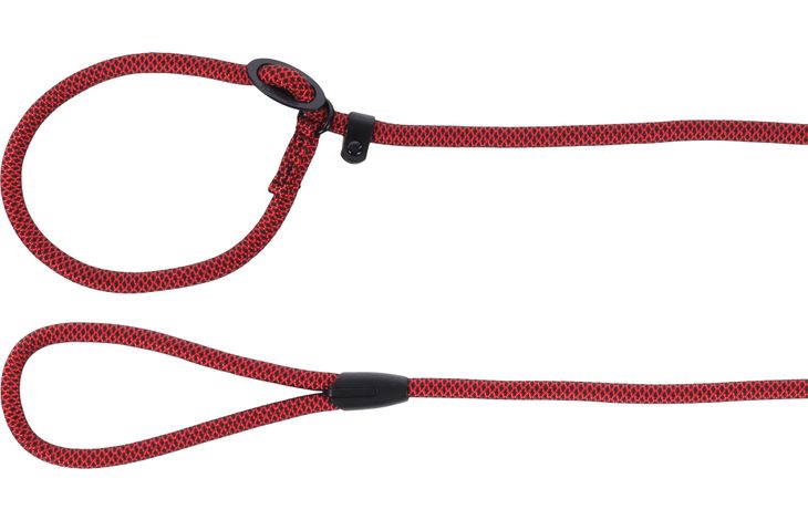 Hond Anti treklooplijn Eros Rood 1,70x10mm