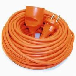 [VL10] # Tuin verlengsnoer 2 x 1,5 oranje 10mtr
