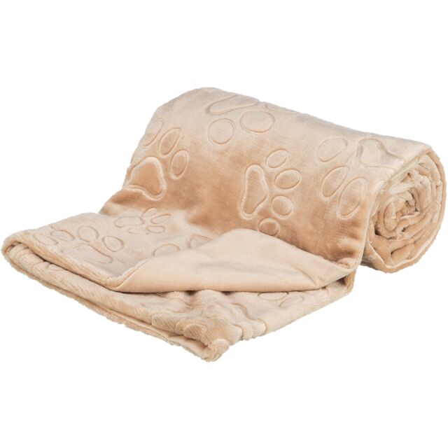 Deken Barry, softpluche, 70 × 50 cm, beige