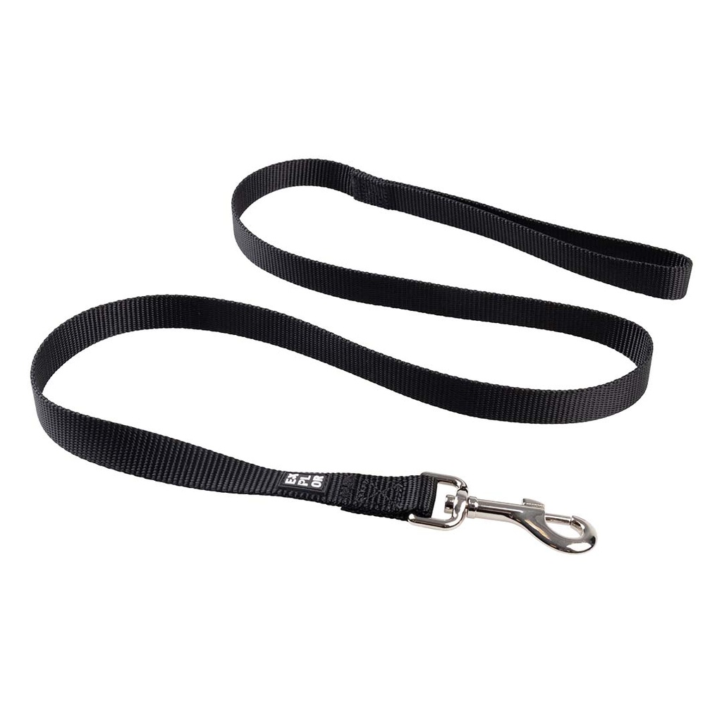 Leiband Classic S/M-120cm/15mm zwart