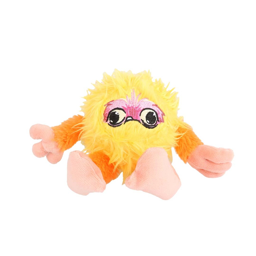 [16239] De Smurfen knuffelspeeltje Babypoot 24x8x15cm geel