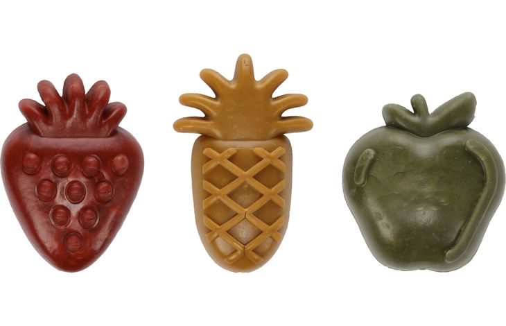 * S32 VEGGIE AARDBEI/APPEL/ANANAS M 1stuk