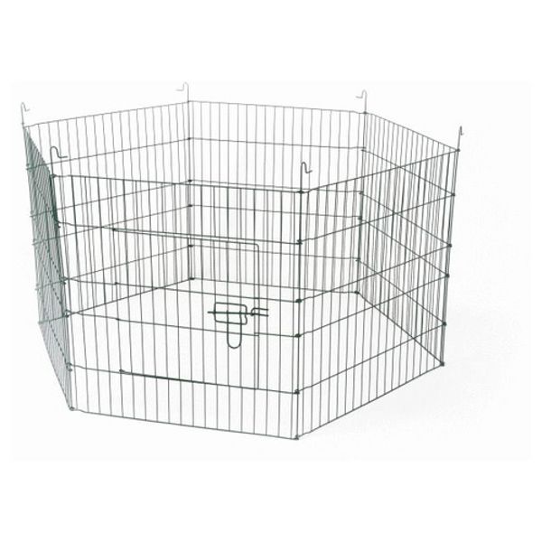 [8711621939694] Konijnenren metaal m Zwart 60x60 cm