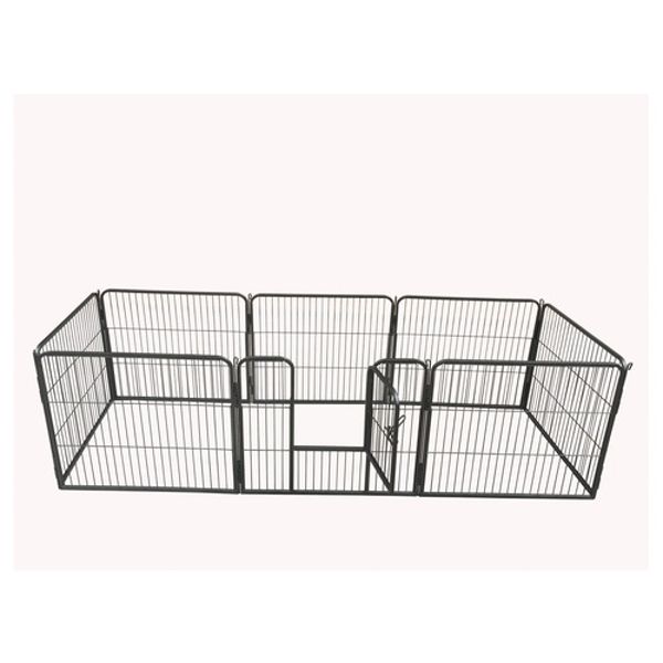 [768154] # 8-Hoekige Puppyren Grijs 76x81 cm