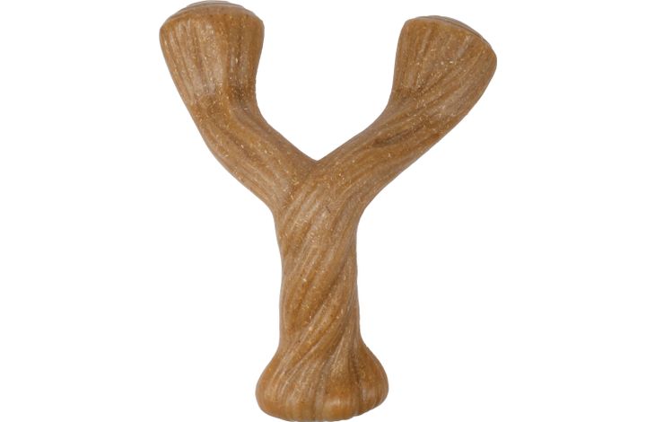 [524968] SPEELGOED NYL'O WOOD Y-VORM MET RUNDSMAAK L BRUIN 20,5x15,9x6,5CM