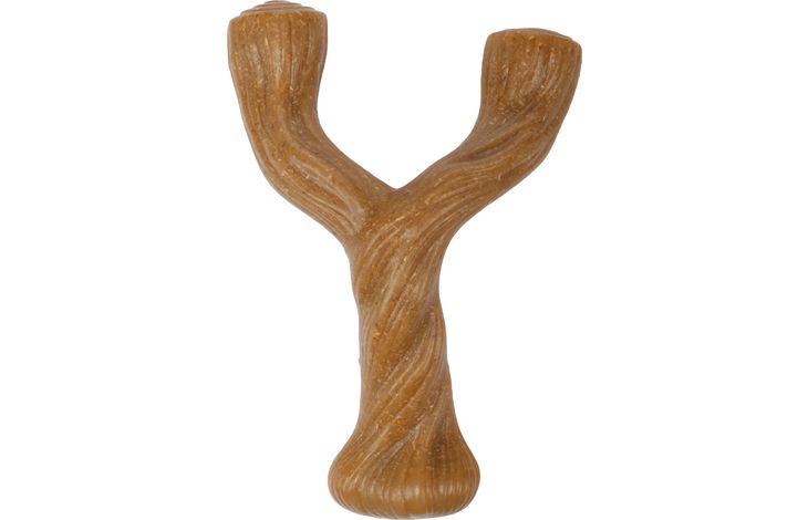 [524967] SPEELGOED NYL'O WOOD Y-VORM MET RUNDSMAAK M BRUIN 17,6x11,8x6CM