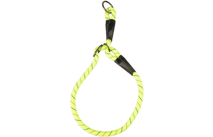[517045] Hond Anti-trek halsband Rimo Fluo geel M 55cm 12mm