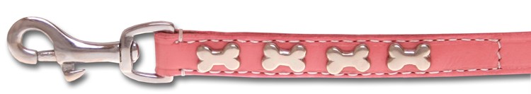 Roze leren riem 100x10cm