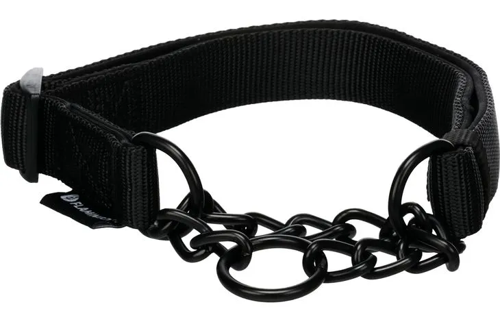 Anti-trek halsband Sarro Zwart L/XL