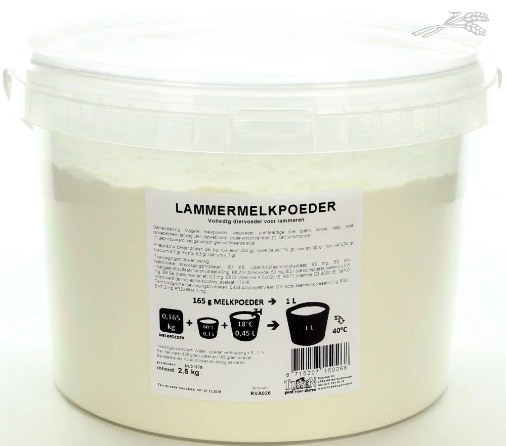 Kunstmelk  Lam,Geit,Kalf 2,5kg