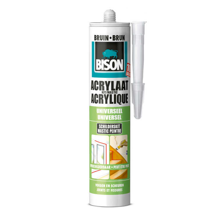 [6096760] BISON ACRYLAATKIT BRUIN 0,31L
