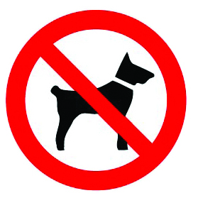 Verb.voor honden 300mm diam