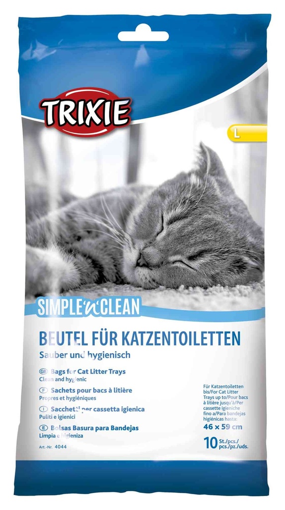 Kattenbakzakken, L, 10 st.