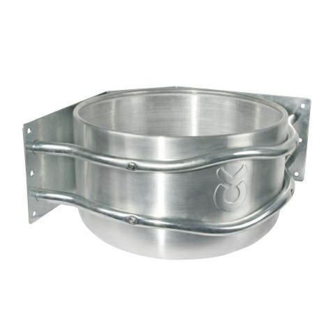[BR_169947] # Voerbak Alu. rond 18ltr hoekmodel