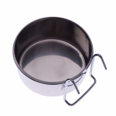 Hondenbak RVS met haak 9cm