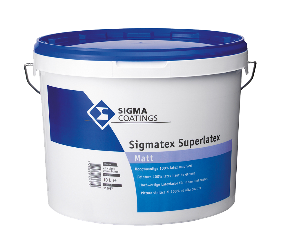 [BR_183497] # Sigmatex matt Wit 10ltr