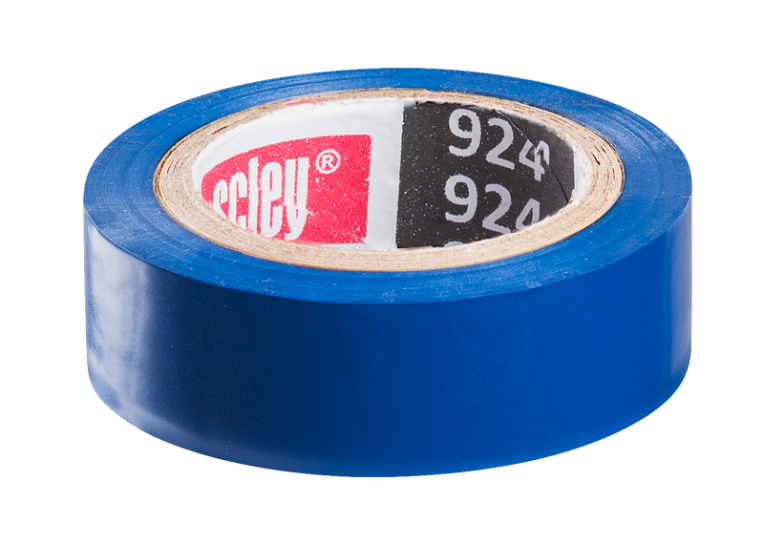 Installatie tape 19mm x 10meter blauw