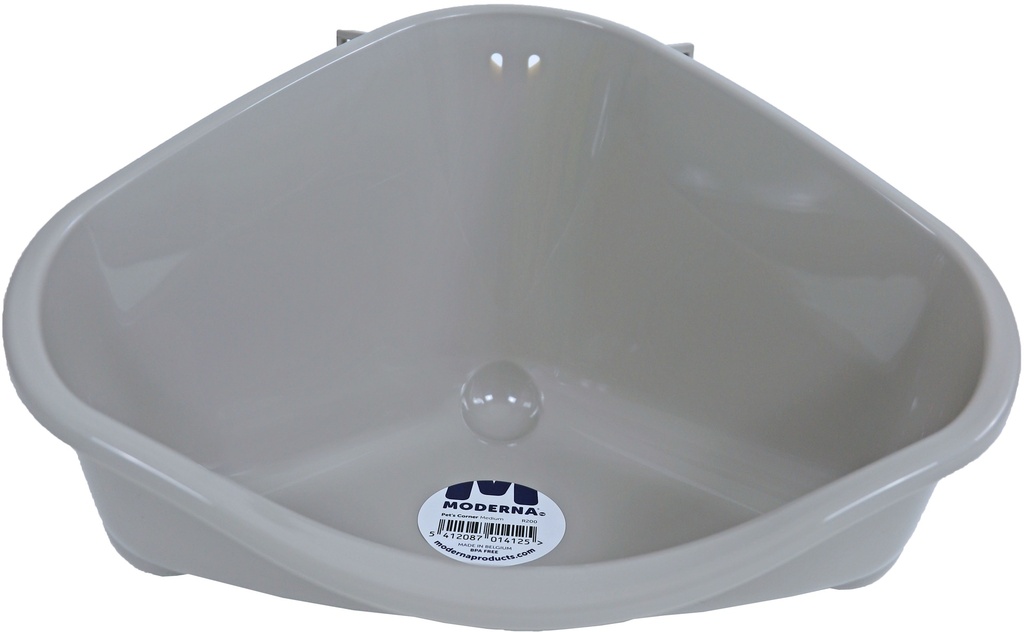 PL. Knaagdiertoilet + Haak grijs medium