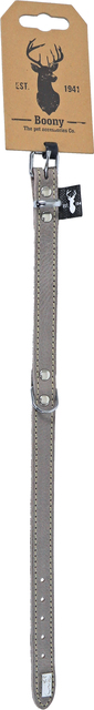 EST1941 HALSB.LEDER 10MM/25CM GREY