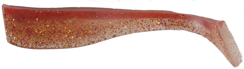 LFT Killer Shads 9cm. 3+1pcs. Gold  Back Red Belly