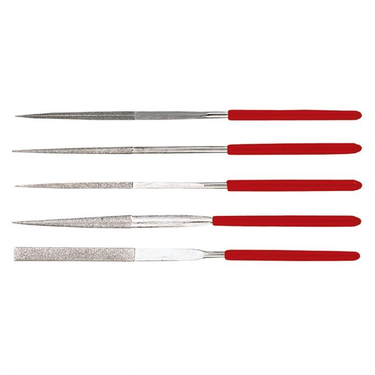 Naaldvijlenset 5 delig 140mm x 4,0mm