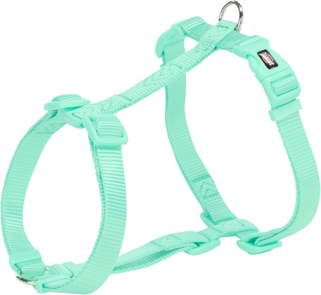 Premium H-tuig, L: 60–87 cm/25 mm, mintgroen