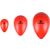 HS EI OVO ROOD PLASTIC DIA.8x12,5CM