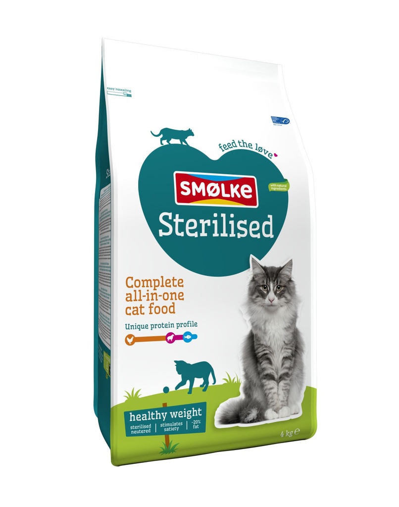 Smolke Cat Sterilised 4 kg