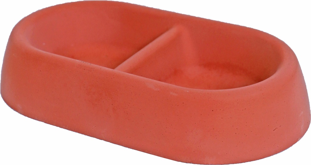 [020 4635            ] Eetbak beton konijn rond 12cm