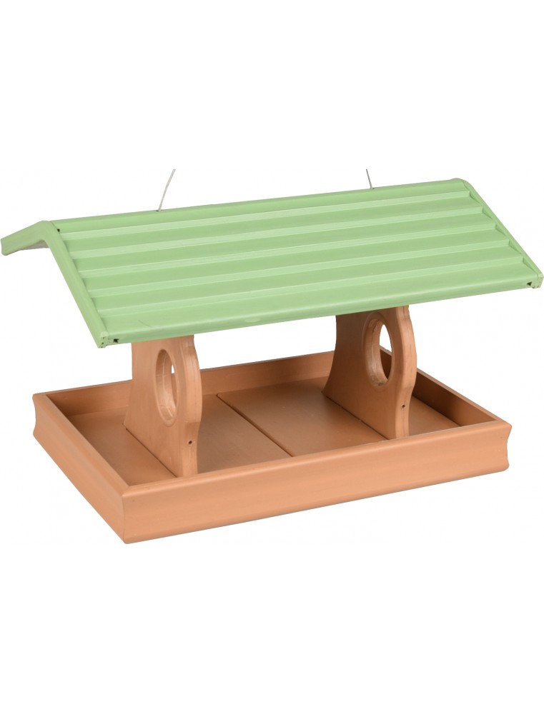# VOEDERHUIS GRIENY KUNSTSTOF BRUIN/ GROEN 32x20,5x19,5CM